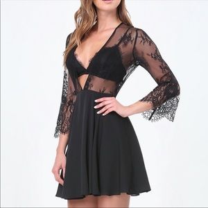 Bebe bralette lace dress